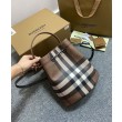 Borse Firmate Replica a secchiello TB piccola Burberry color caffè
