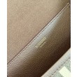 Borsa a tracolla Burberry Highlands caffè scuro
