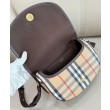 Borsa a tracolla Burberry Highlands caffè scuro