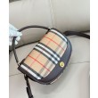 Borsa a tracolla Burberry Highlands caffè scuro