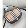 Borsa a tracolla Burberry Highlands caffè scuro
