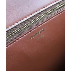 Replica Perfetta a tracolla Burberry TB media Caffè