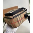 Borsa a tracolla Burberry Vintage Check color albicocca