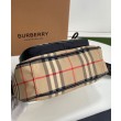 Borsa a tracolla Burberry Vintage Check color albicocca