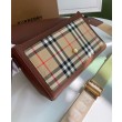 Borsa a tracolla Burberry Vintage Check Note Caffè