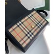 Replica Perfetta a tracolla Burberry Vintage Check Note Nera