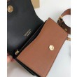 Borsa a tracolla piccola con fibbia Burberry Caffè