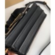 Borse Firmate Replica a tracolla piccola con fibbia Burberry Nera