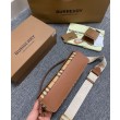 Borsa Burberry con manico superiore Caffè