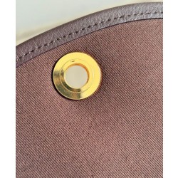 Borsa Burberry Mini Highlands caffè scuro