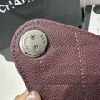 Borsa Chanel 25S Hobo AS5293 pelle di vitello grana viola