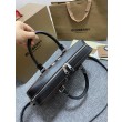 Borsa da lavoro Burberry Ainsworth Check in betulla scura marrone