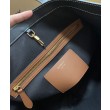 Borsa tote a quadri Burberry caffè scuro