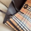 Borsa tote Burberry Bloomsbury Highlands reversibile media