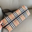 Borsa tote Burberry Bloomsbury Highlands reversibile media