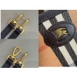 Borsa tote Burberry Mini Reversible Bloomsbury Check nera/marrone
