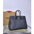 Borsa tote Burberry Rocking Horse media nera