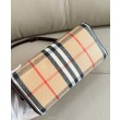 Borse Imitazioni tote mini Burberry Highlands Burberry Check caffè scuro
