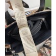 Borsa tote piccola Burberry Banner Vintage Check nera