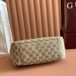Borsa tote piccola Gucci Mercato 866646 tela GG marrone