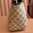 Borsa tote piccola Gucci Mercato 866646 tela GG marrone