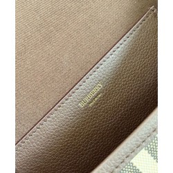 Borsa a tracolla Burberry Highlands caffè scuro Borsa a tracolla Burberry Highlands caffè scuro