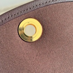 Replica di lusso Borsa Burberry Mini Highlands caffè scuro Imitazioni Cloni Borsa Burberry Mini Highlands caffè scuro firmate