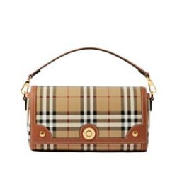 Cloni Borsa Burberry con manico superiore Caffè firmate
