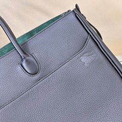 Replica di lusso Borsa tote Burberry Rocking Horse media nera Imitazioni Cloni Borsa tote Burberry Rocking Horse media nera firmate