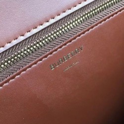 Replica di lusso Perfetta a tracolla Burberry TB media Caffè Imitazioni Cloni Replica Perfetta a tracolla Burberry TB media Caffè firmate