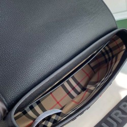 Replica di lusso Perfetta a tracolla Burberry Vintage Check Note Nera Imitazioni Cloni Replica Perfetta a tracolla Burberry Vintage Check Note Nera firmate
