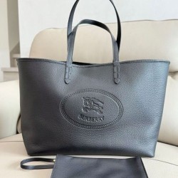 Cloni Borse Replica Alta Qualità tote Burberry Highlands media nera firmate