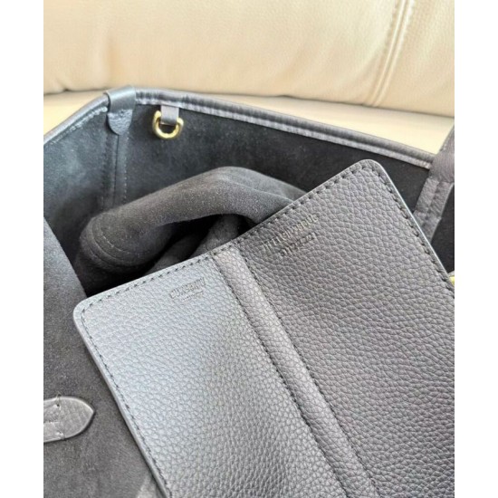 Replica di lusso Borse Alta Qualità tote Burberry Highlands media nera Imitazioni Cloni Borse Replica Alta Qualità tote Burberry Highlands media nera firmate