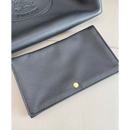 Replica di lusso Borse Alta Qualità tote Burberry Highlands media nera Imitazioni Cloni Borse Replica Alta Qualità tote Burberry Highlands media nera firmate