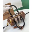 Mini borsa bowling con motivo a quadri Burberry