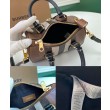 Mini borsa bowling con motivo a quadri Burberry