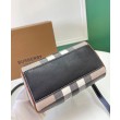 Mini borsa bowling con motivo a quadri Burberry