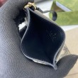 Porta carte Gucci GG Emblem con cinturino 819121 Nero