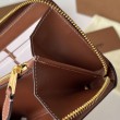 Portafoglio con cerniera Burberry Vintage Check E-canvas