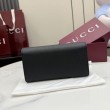 Portafoglio continentale Gucci Half Horsebit 848791 Nero