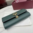 Qualità superiore replica Portafoglio continentale Gucci Half Horsebit 848791 Verde