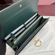 Qualità superiore replica Portafoglio continentale Gucci Half Horsebit 848791 Verde