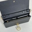Qualità superiore replica Portafoglio Gucci Half Horsebit con catena 855654 Nero