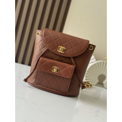 Zaino vintage Chanel Duma marrone