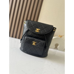 Zaino vintage Chanel Duma nero