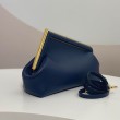 Borsa Fendi First Small In Nappa Blu Scuro