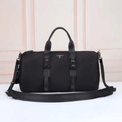 Cloni Borsa da viaggio Prada Re-Nylon Saffiano 2VC015 nera firmate