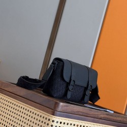 Replica di lusso Borse a tracolla Dior Daily Oblique in tela jacquard nera Imitazioni Cloni Borse Replica a tracolla Dior Daily Oblique in tela jacquard nera firmate
