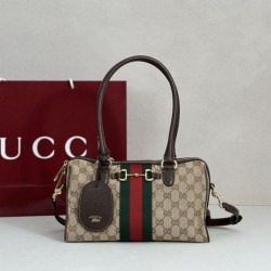 Gucci Borsetto borsa media Boston 866732 Marrone