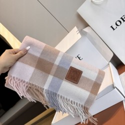 Replica di lusso Sciarpa Loewe double-face cashmere con motivo a scacchi 30 x 180 Rosa Imitazioni Cloni Sciarpa Loewe double-face cashmere con motivo a scacchi 30 x 180 Rosa firmate